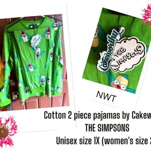 The Simpsons by Cakeworthy cotton jammies size 2X